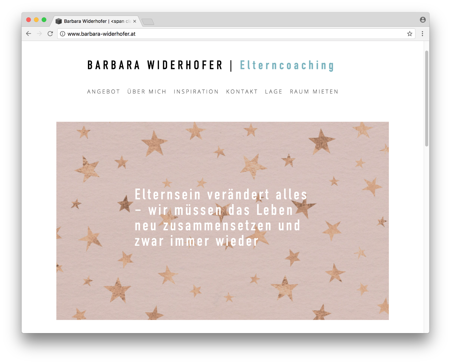 Schnellstart Beispiel | Barbara Widerhofer