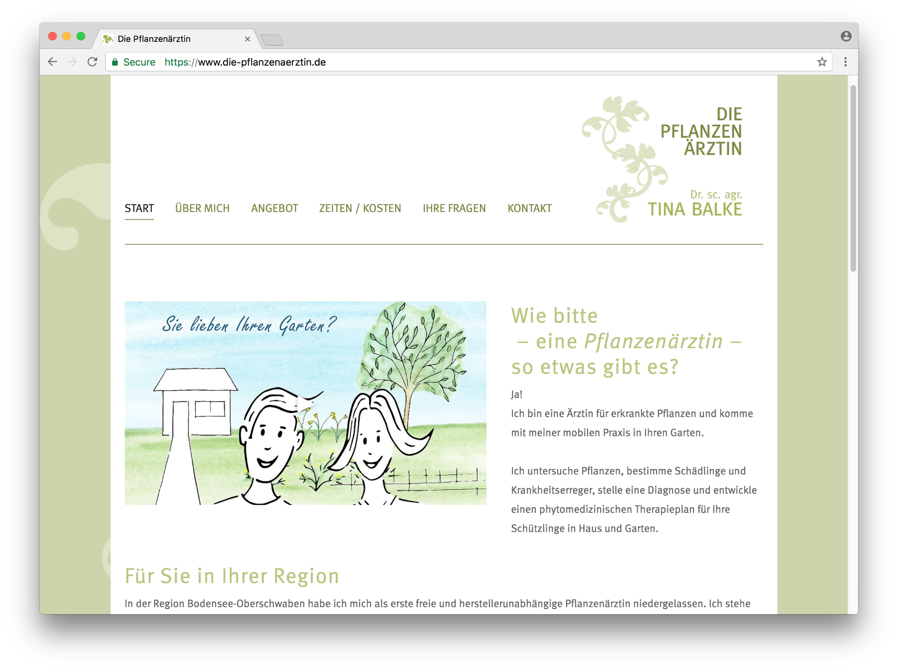 Schnellstart Beispiel | Tina Balke