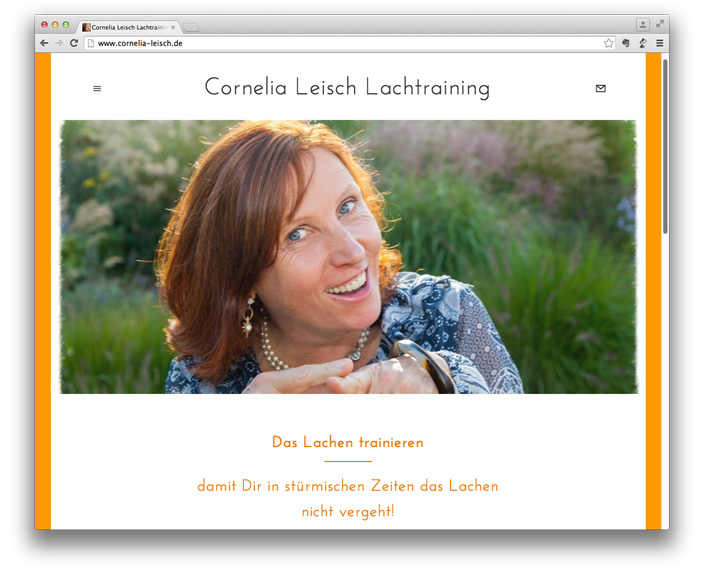Die gute Website Beispiel | Cornelia Leisch
